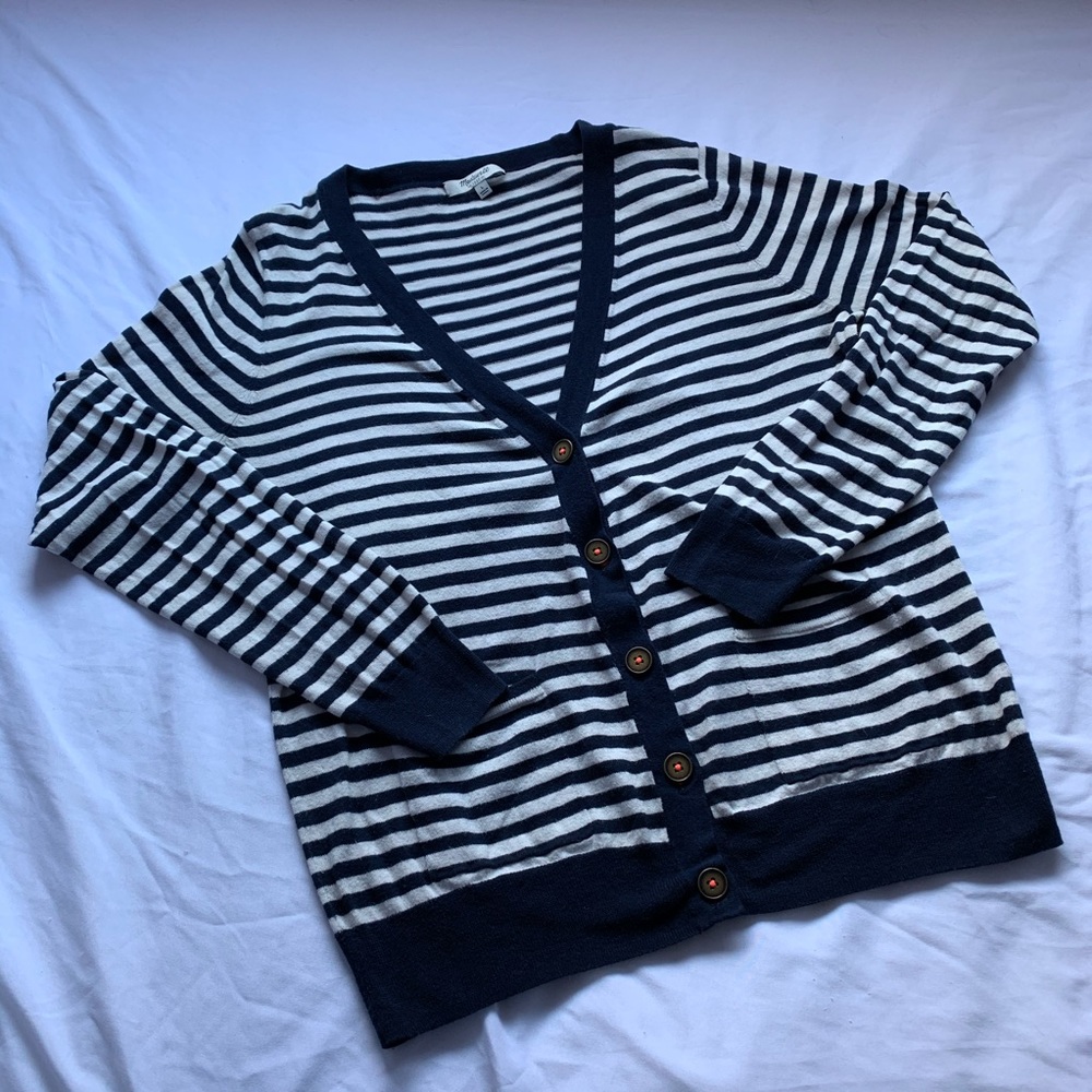 Madewell Stipe Cardigan